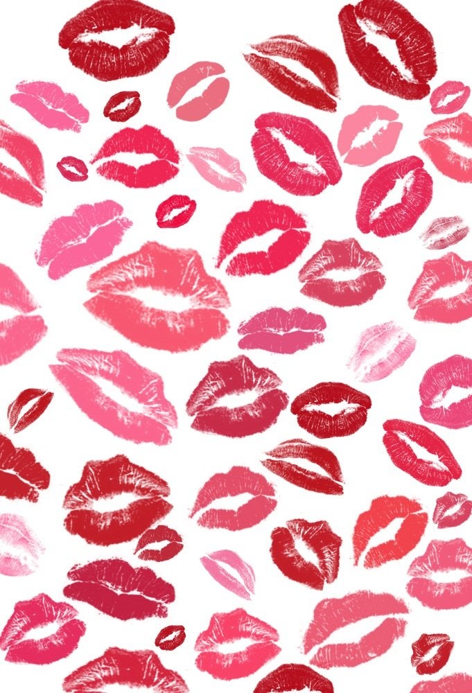 Leyiyi Sexy Lips Backdrop 4x6ft Photography Background Valentine's Day Fashion Make Up Kiss Bridal Shower Wedding Party Banquet Girls Baby Shower Photo Portrait Video Props - Image 1